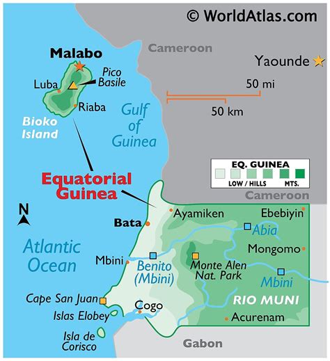 Equatorial Guinea Maps & Facts - World Atlas