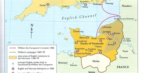 Map of the Norman Conquest of England (Illustration) - Ancient History Encyclopedia