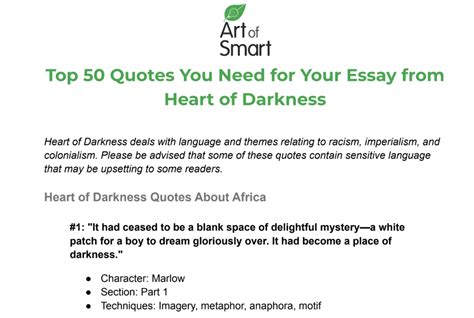 50 Important Quotes You Should Pay Attention to in Heart of Darkness