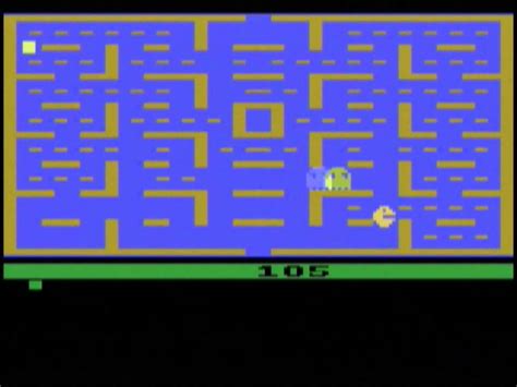 Pac-Man (Atari 2600) gameplay - YouTube