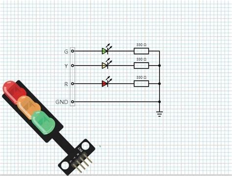 Traffic Lights Circuit Design Using Logic Gates - Wiring Draw