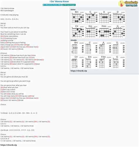 Chord: I Do' Wanna Know - tab, song lyric, sheet, guitar, ukulele ...