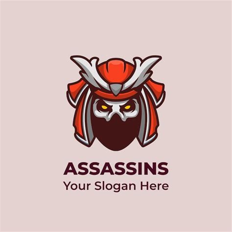 Premium Vector | Assassin mascot logo character