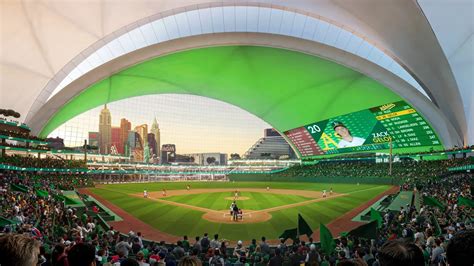 Athletics release new Las Vegas ballpark renderings for Tropicana site ...