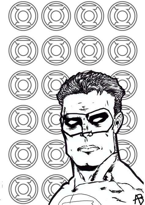 Coloriage greenlantern - Books Adult Coloring Pages - Page page/5/