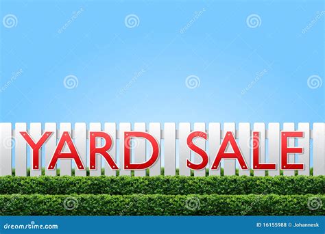 Yard Sale sign stock photo. Image of sale, blue, green - 16155988