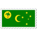 Brazil Olympics and World Cup postal stamp vector image | Free SVG