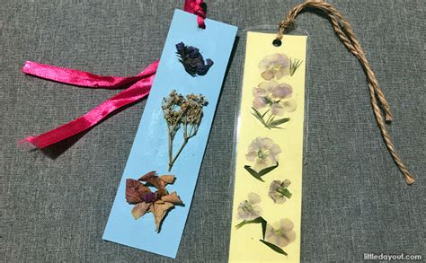 How To Make Pressed Flower Bookmarks - Little Day Out