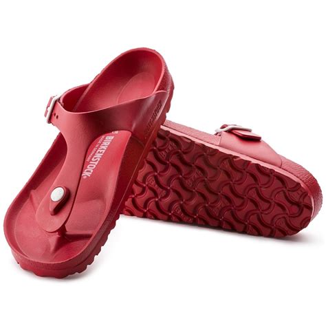 Birkenstock Birkenstock Gizeh EVA (128231) Red (Z13) Womens Sandal - Birkenstock from Pure ...