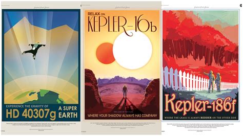 NASA's Exoplanet Travel Posters Have Us Planning Our Space Vacation