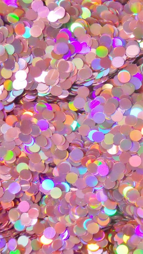 Solvent Resistant Glitter Holographic Light Pink Dot Glitter 1/2 Ounce 3 mm Circles Large ...