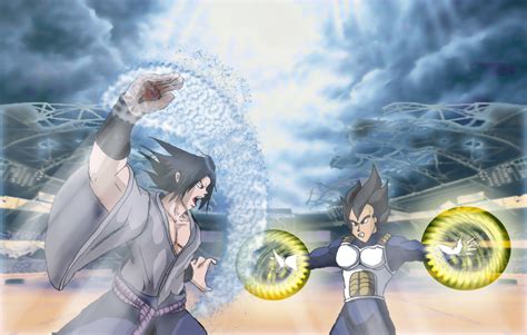 Sasuke vs Vegeta by scrik on DeviantArt