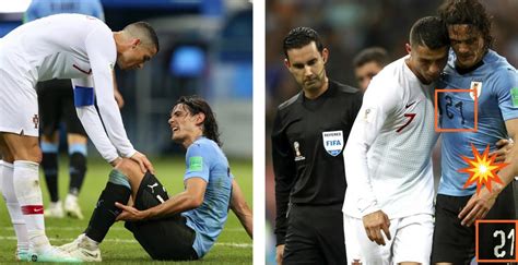 Cavani Number Printed Upside Down in Uruguay vs Portugal 2018 World Cup Clash - Footy Headlines