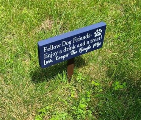 Personalized Dog Sign Dog Park Sign Pet Park Water and - Etsy