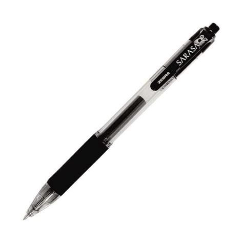 Pens Sarasa Gel Black 0.7MM Ret Roller Zebra — GITZ Office Supplies