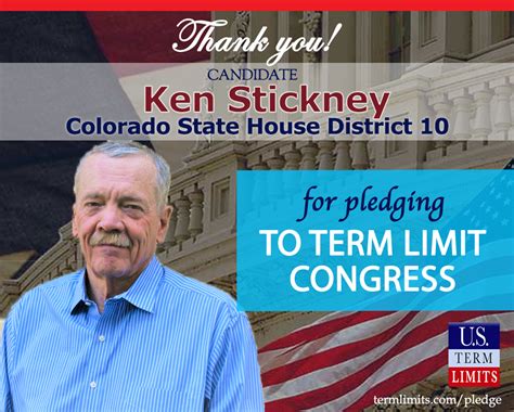 Ken Stickney Pledges to Support Congressional Term Limits - U.S. Term ...