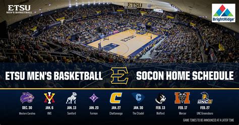 ETSU, SoCon men’s basketball schedules announced | WJHL | Tri-Cities News & Weather