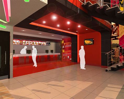 KFC Restaurant Interior Design Click this link to view more details - http://Interiors.ApnaGhar ...