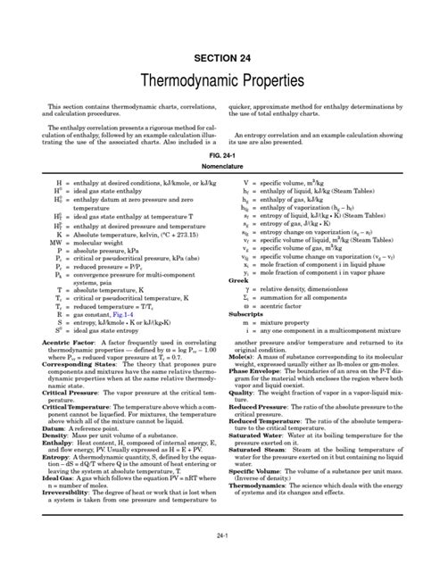 Thermodynamic Properties | PDF | Enthalpy | Thermodynamic Properties