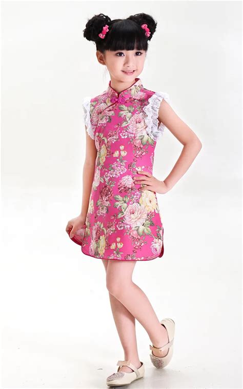 Aliexpress.com : Buy New year New arrive Traditional Chinese kid child girl lace Floral summer ...