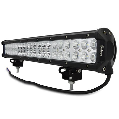 Safego 20 inch 126W LED Work Light Bar 24V trucks Combo Beam Off Road Lamp For Tractor Boat SUV ...