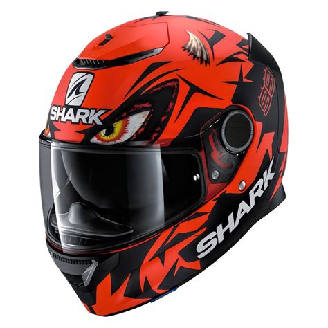 Shark Helmets® HE3460DRKRXL - Spartan Lorenzo Matte Austrian GP X-Large Red/Black Full Face ...