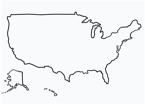 Doodle freehand drawing of united states of America map. V 3668497 ...