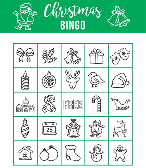 Printable Christmas Bingo Cards