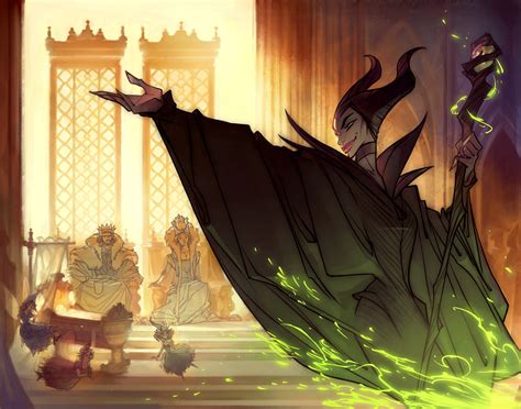 'The Curse of Maleficent: The Tale of a Sleeping Beauty' Illustrations by Nicholas Kole ...