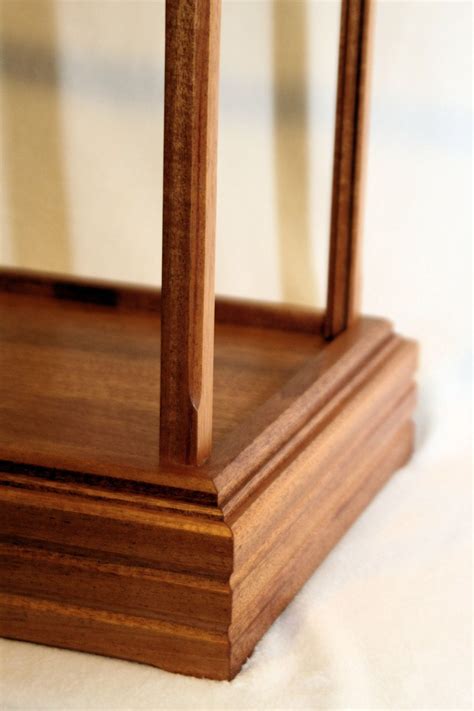 Wood and Glass Display Case Mahogany Options Also Available - Etsy