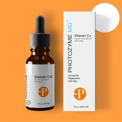 Vitamin C+E Ferulic Acid Serum with DNA 1 fl oz – Photozyme