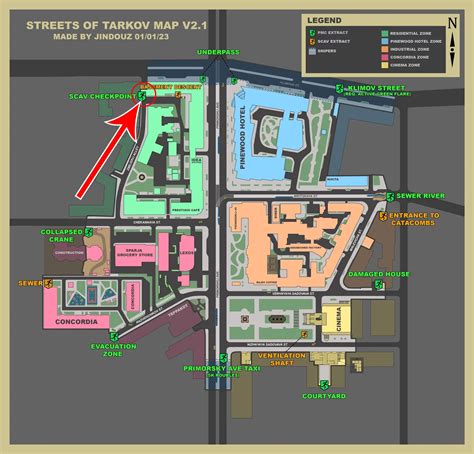 Escape from Tarkov: Streets of Tarkov Scav Checkpoint Extract Location - Gamer Digest