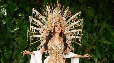 Lagunense Miss Earth PH bet wows in ‘Maria Makiling’-inspired nat’l costume