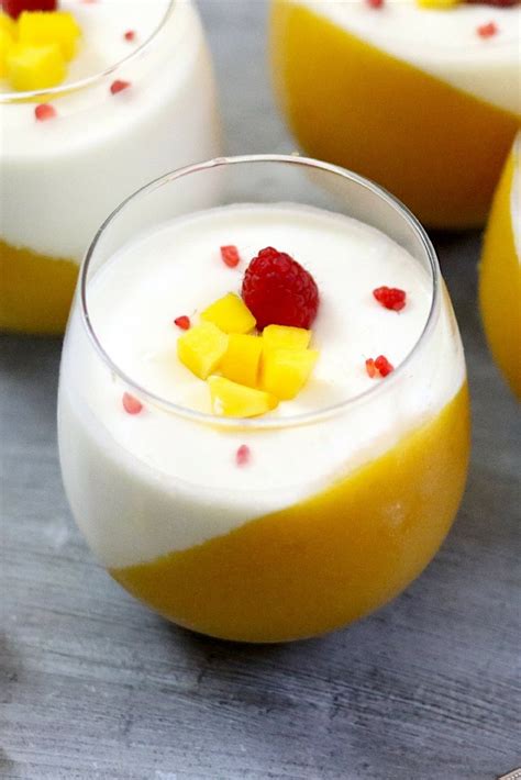 The Best Mango Panna Cotta