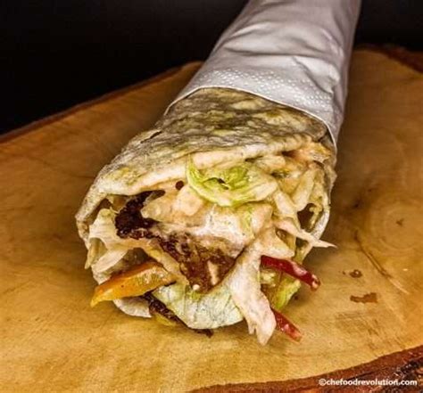 Vegetarian Doner Kebab wrap recipe, far better than the original