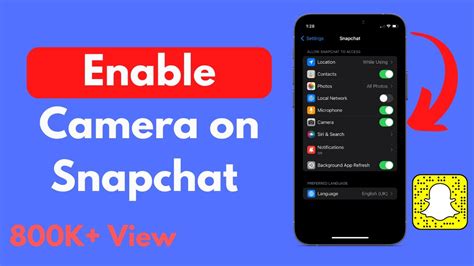 How to Enable Camera on Snapchat iPhone & iPad (Updated) | Allow Camera Access on Snapchat - YouTube