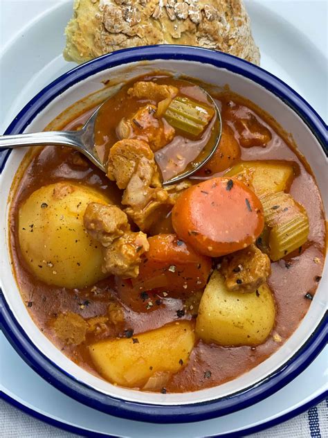 Vegan Traditional British Beef Stew - Traditional Plant-Based Cooking