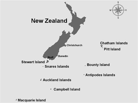 New Zealand's subantarctic islands map, codes of survival, Lloyd Godman