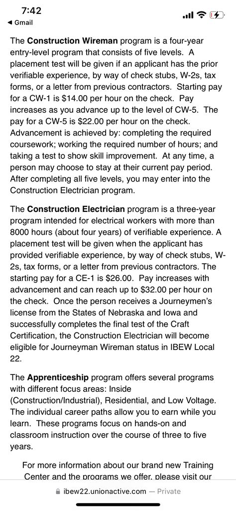 Question about Ibew apprenticeship programs | Electrician Talk