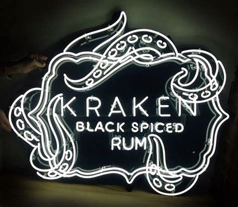 Image result for kraken rum logo | Kraken rum, Bar signs, Beer signs