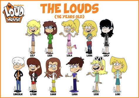 The LOUD siblings (16 years old) by C-BArt on DeviantArt