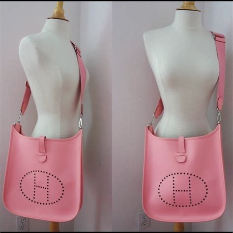 hermes evelyne sizes, pink ostrich birkin bag