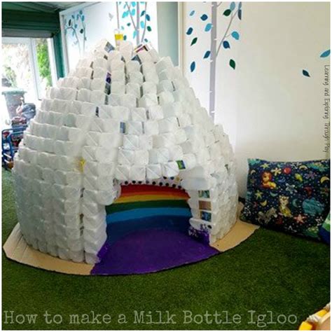 Learning and Exploring Through Play: Milk Bottle Igloo