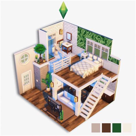 Small House Plans Sims 4