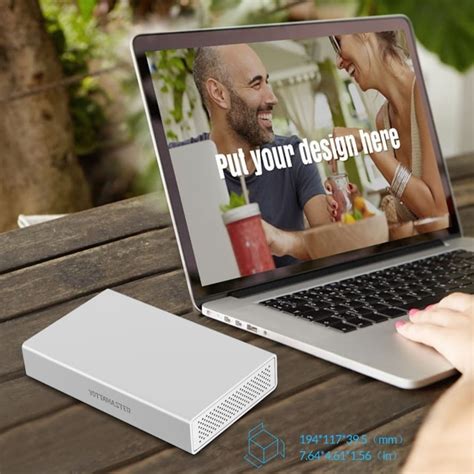 Yottamaster 4TB Portable 3.5 External Hard Drive