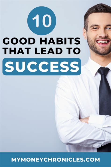 10 Good Habits That Lead to Success - My Money Chronicles