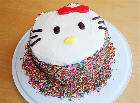 Hello Kitty Rainbow Cake - CakeCentral.com