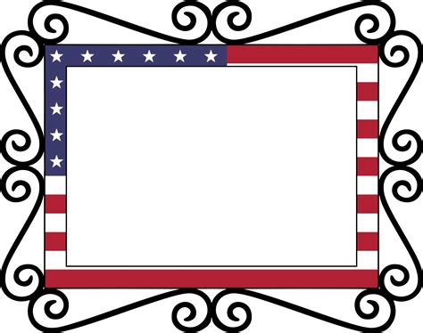 American Flag Border Borders America Flag Png And Vec - vrogue.co