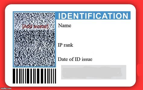 DMV ID Card Blank Template - Imgflip