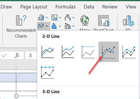 How to Make a Line Chart with Markers - ExcelNotes